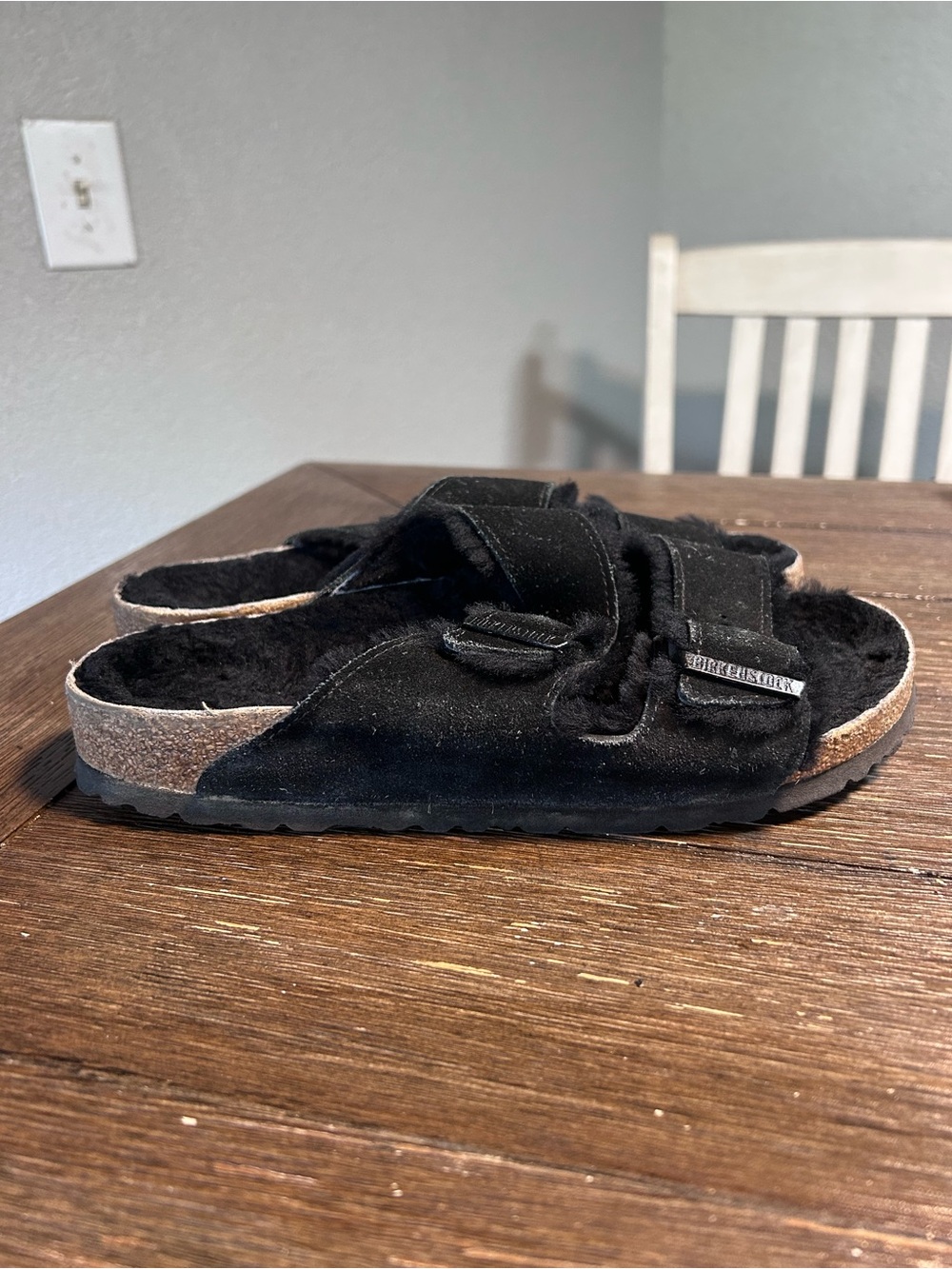 Birkenstock Arizona shearling size 40 or 9-9-5 - Picture 6 of 12